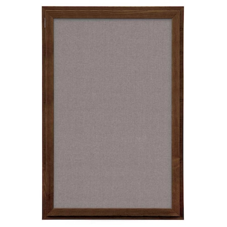 United Visual Products Indoor Enclosed Combo Board, 72"x36", Satin Frame/Black & Blue Spruce UVCB7236-BLACK-BLSPRU